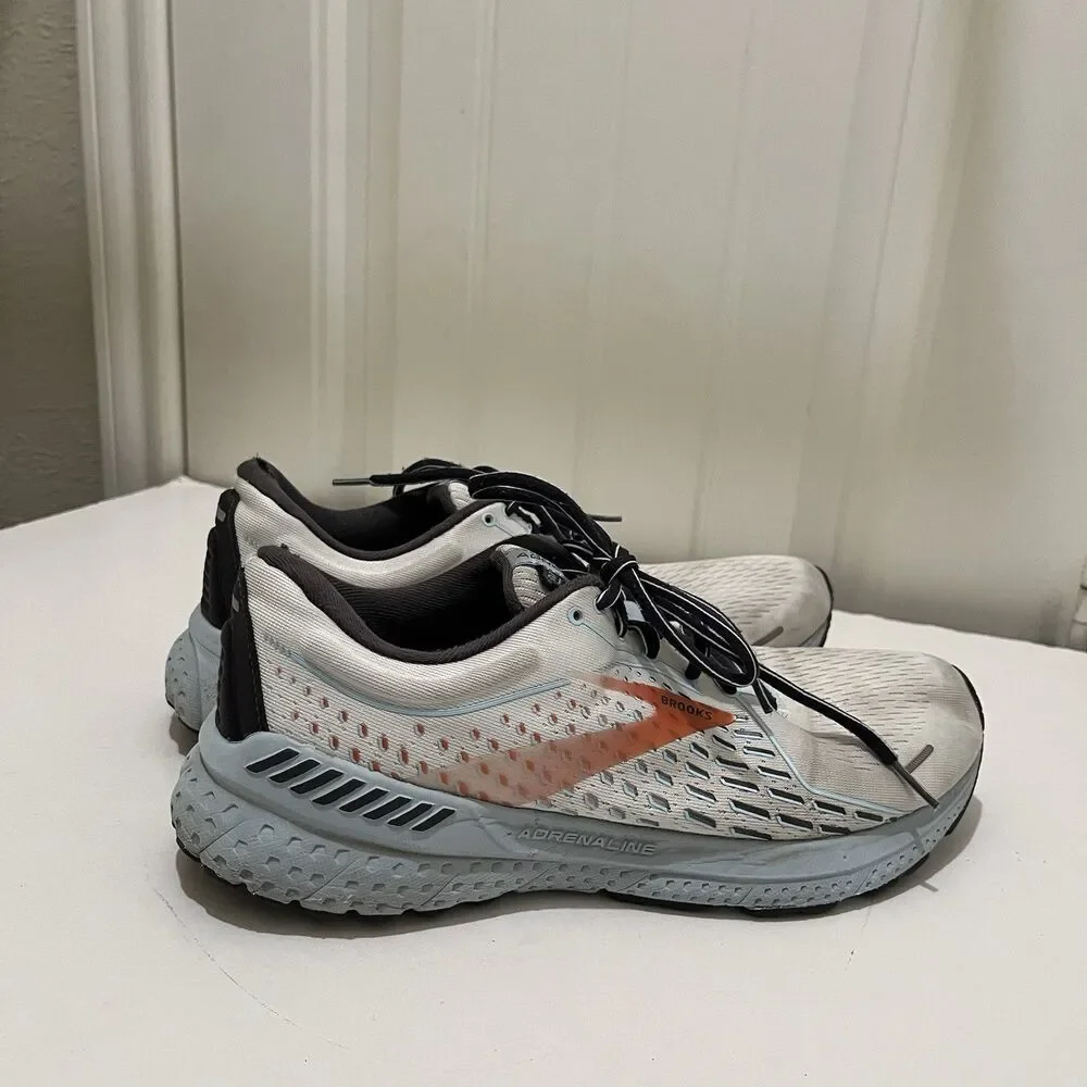 Brooks Adrenaline GTS 21 Women's Running Shoes Size 11 B (Medium) White Blue